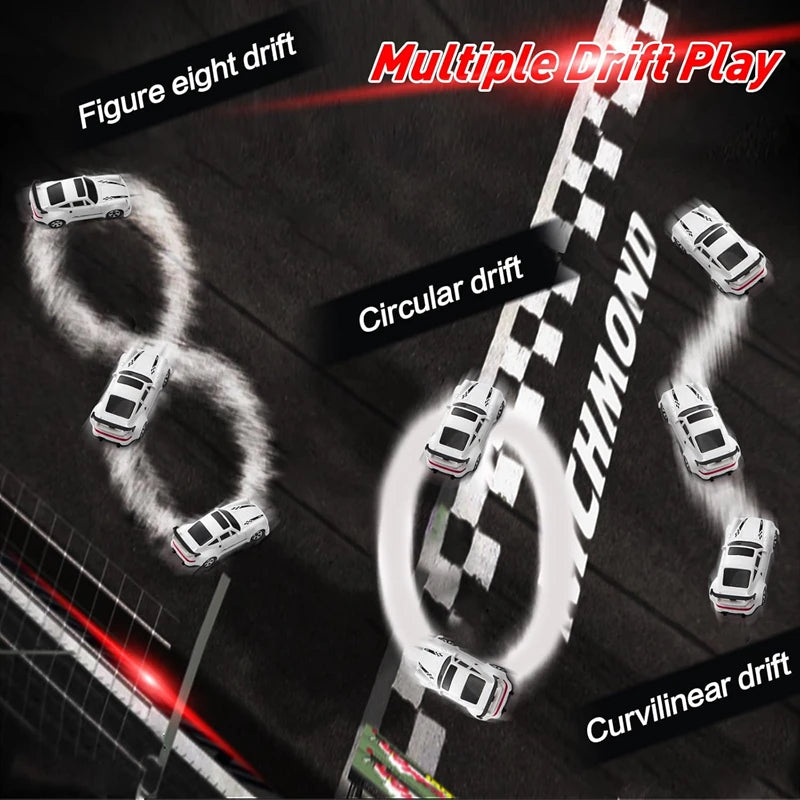 164 4WD Drift RC Car - High Speed Remote Control Mini Racing Model - ZOOMNSTORE