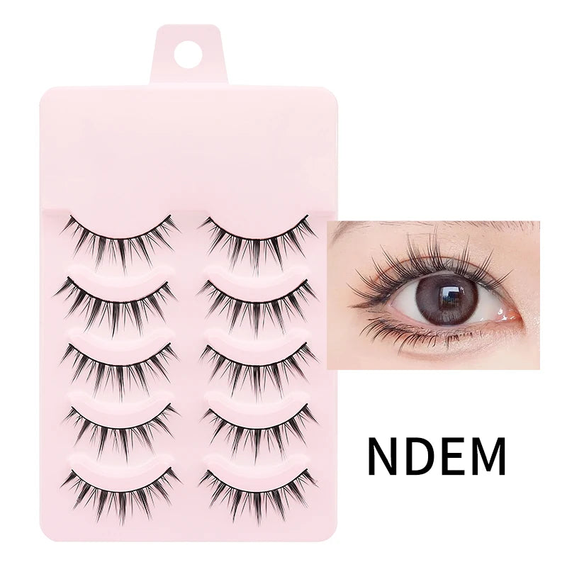 Manga Lashes - Soft Natural Thick False Eyelashes for Daily Makeup