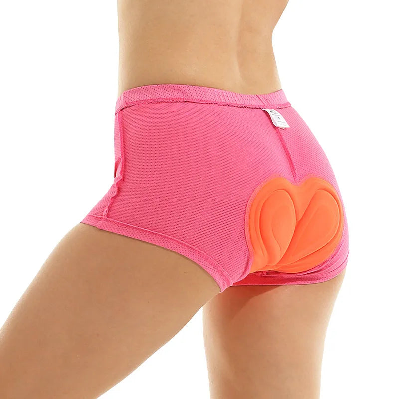 X-TIGER Cycling Underwear 3D Padded Shockproof Mountain MTB Bicycle Shorts Riding Bike Sport Underwear Tights Women Shorts