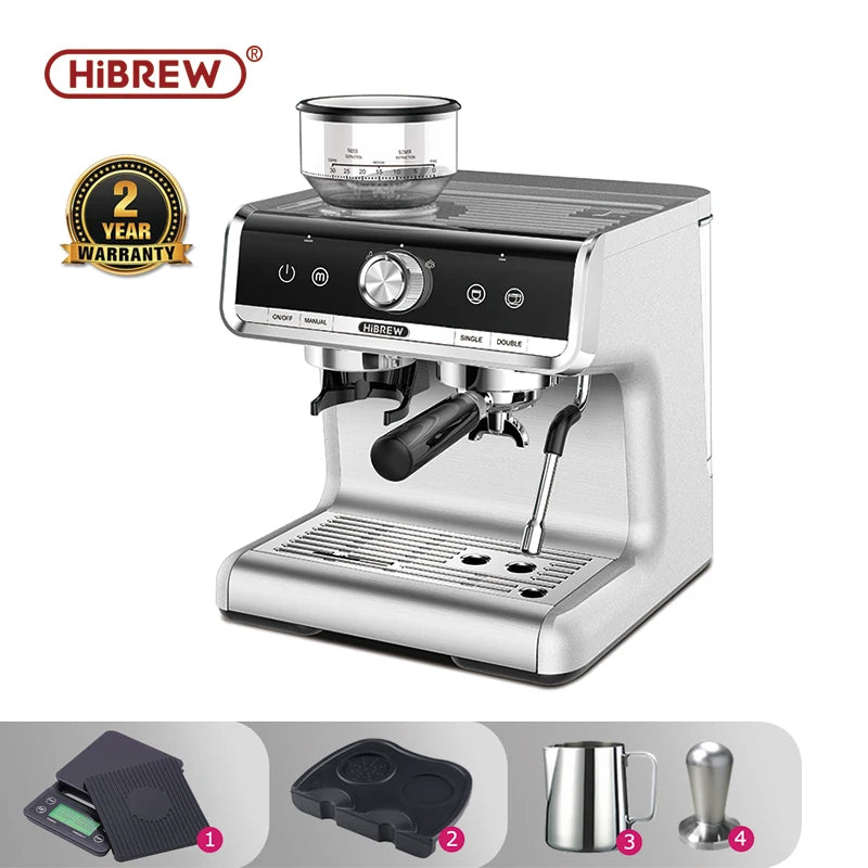 HiBREW Barista Pro Espresso Machine - 20 Bar Bean to Cup Coffee Maker for Cafes and Restaurants