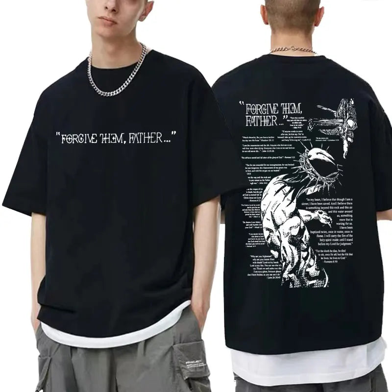 Faith Over Fear Dove T-Shirt - Casual Oversized Cotton Tee for Men Women