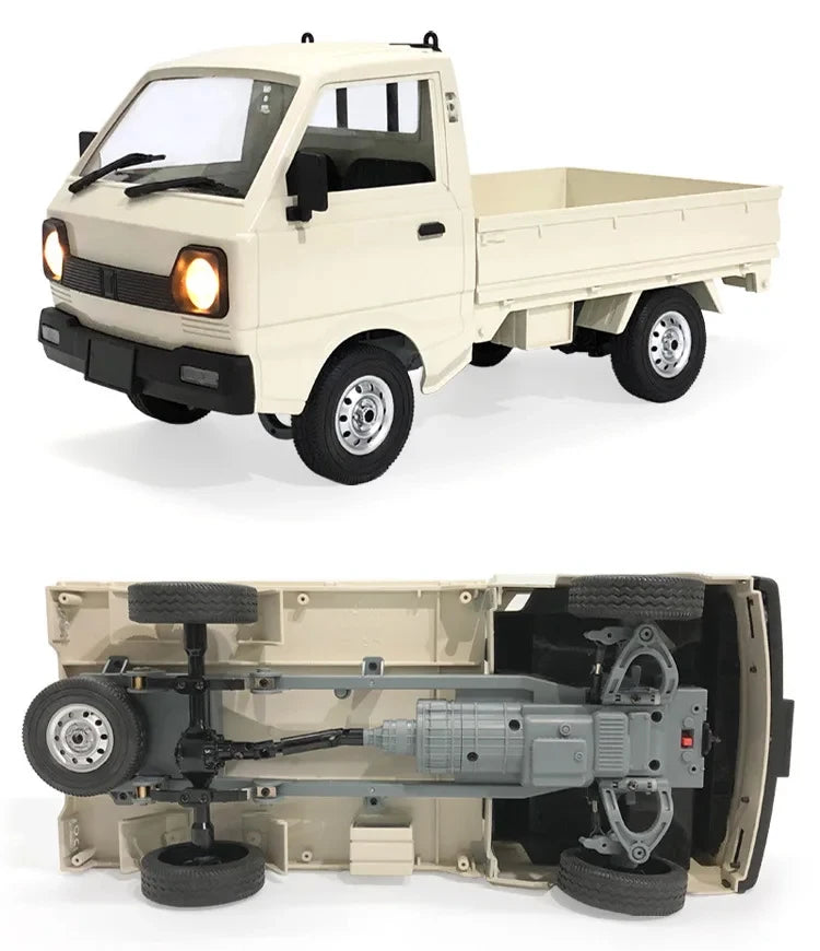 WPL D12 RC Car - 110 Drift Climb Truck with LED Lights for Kids - ZOOMNSTORE