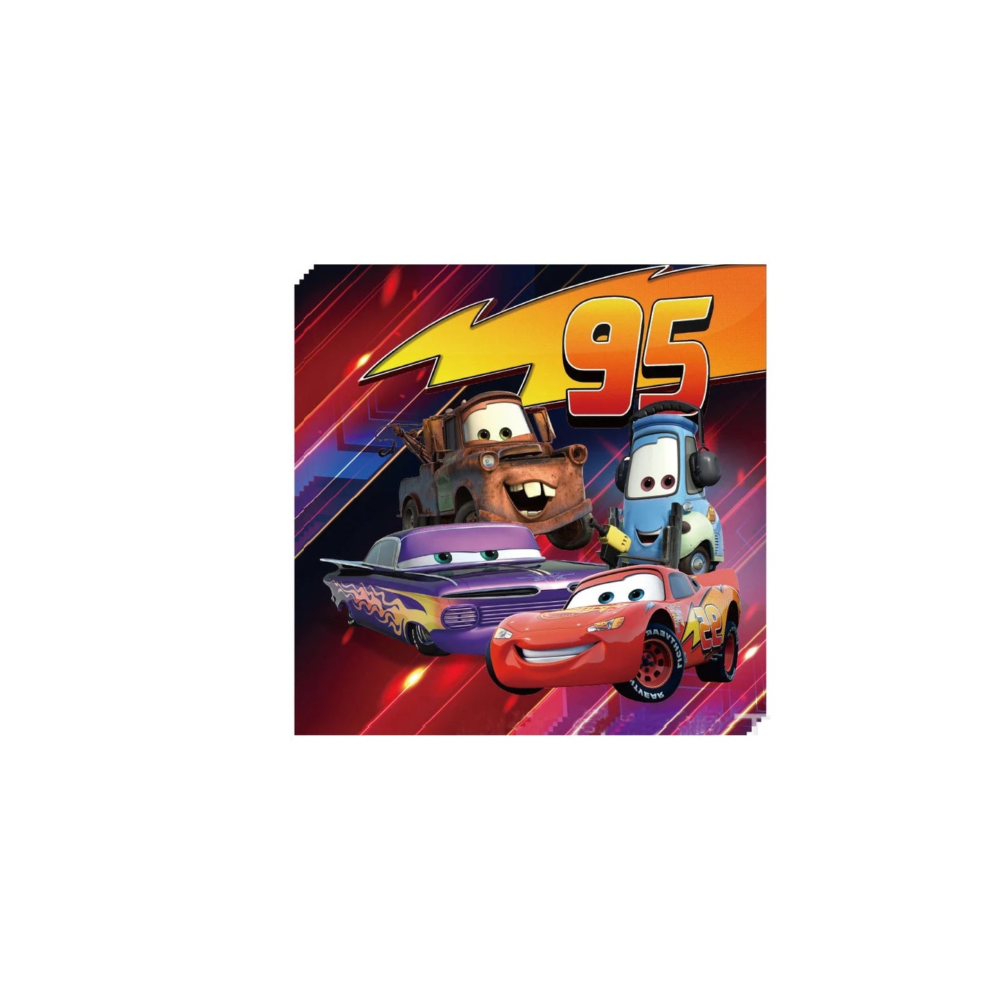 Lightning McQueen Party Supplies – Blue Disposable Tableware Sets for Kids Birthday