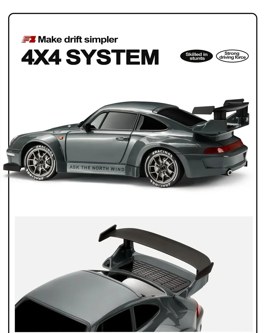 124 4WD RC Drift Car - High Speed Remote Control Racing Toy - ZOOMNSTORE