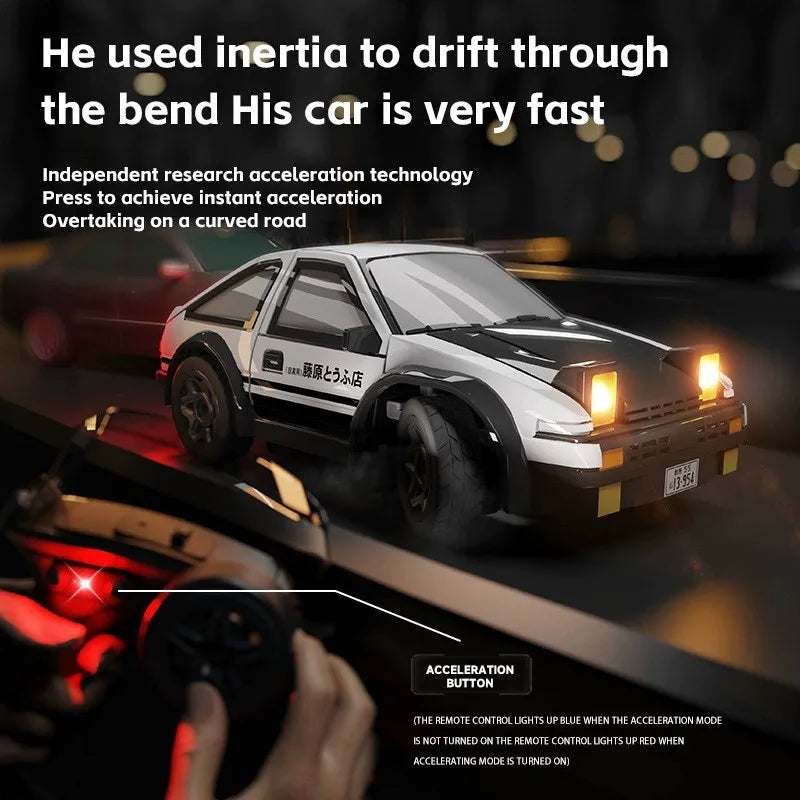 164 RC Drift Car - High-Speed Mini Remote Control Racing Car for Desktop Fun - ZOOMNSTORE
