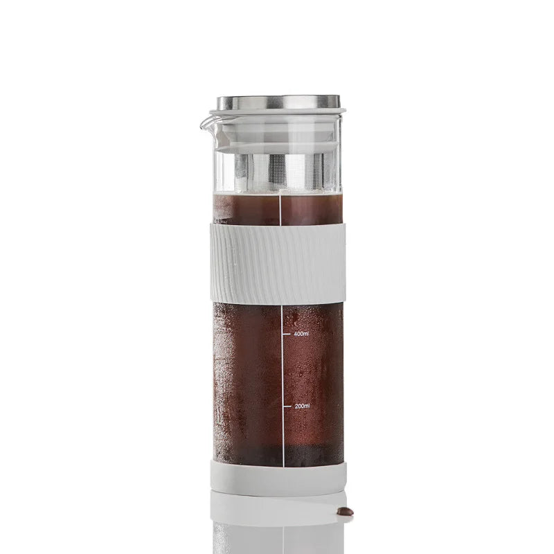 Portable Cold Brew Coffee Maker - 800ml Iced Coffee Kettle Tea Infuser - ZOOMNSTORE