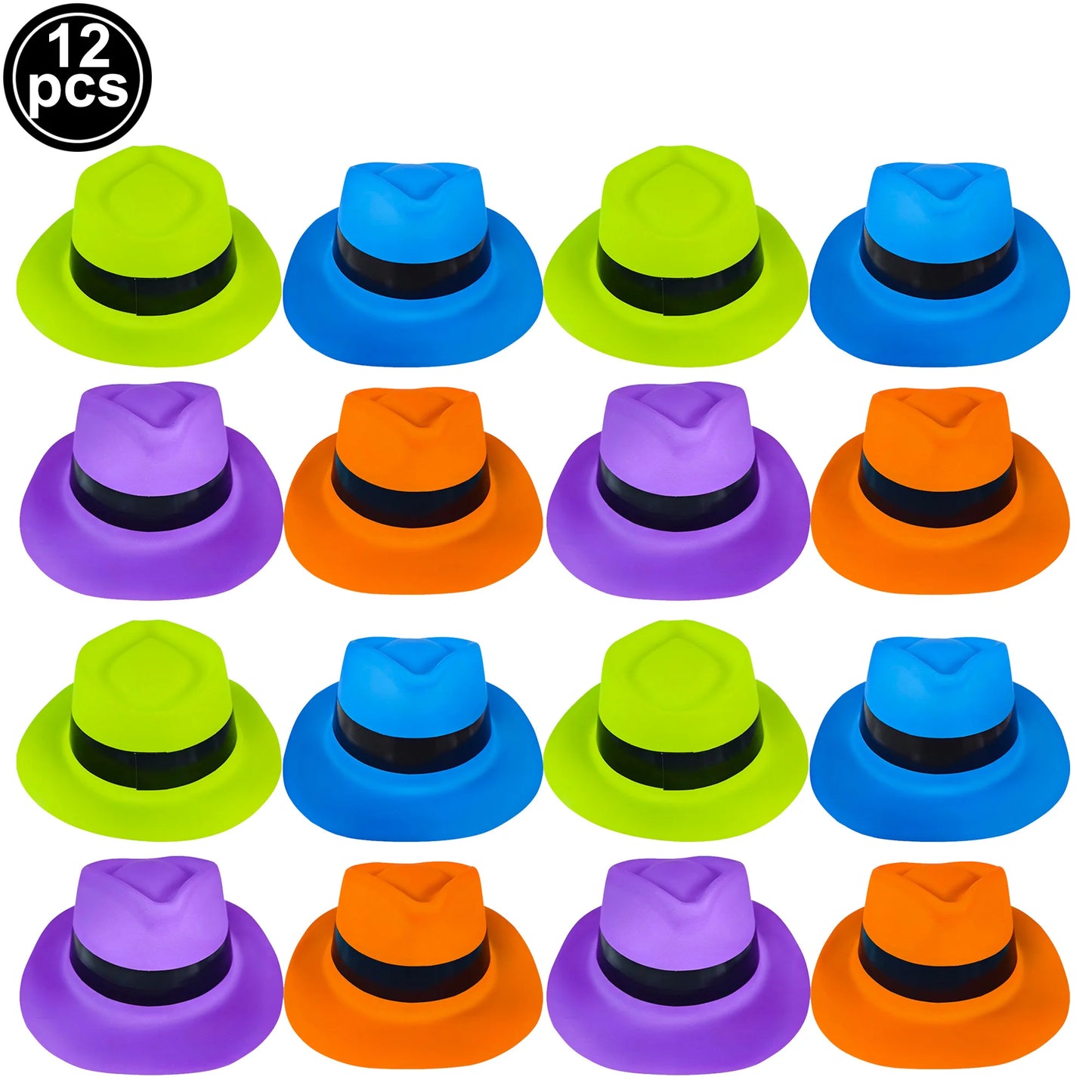 Neon Glow Birthday Party Supplies - Disposable Plates Napkins Cups for Kids