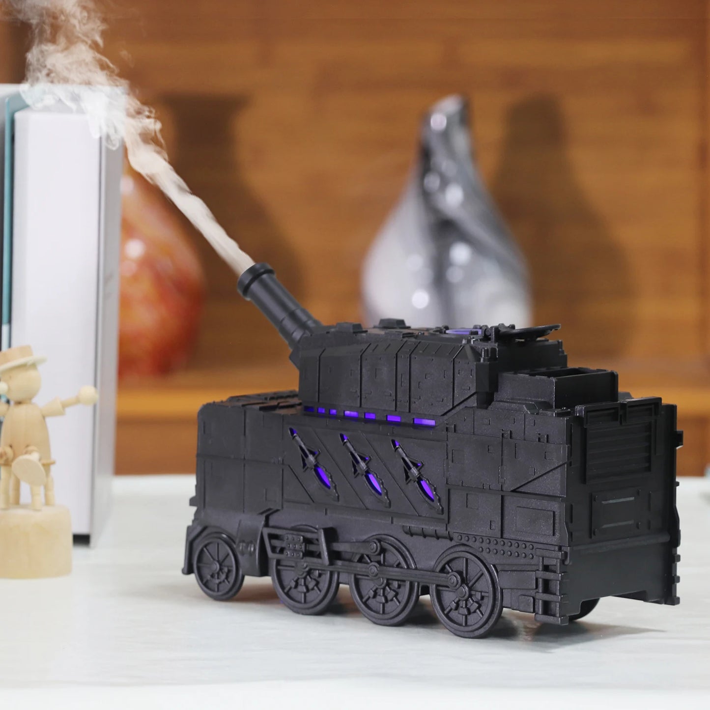 Ultrasonic Jellyfish Humidifier Aroma Diffuser with Remote Control and Colorful Lighting