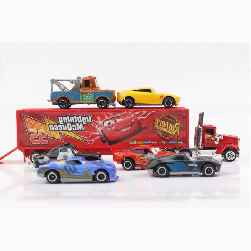 Pixar Cars 155 Diecast Car Set - Lightning McQueen Jackson Storm Toys for Kids - ZOOMNSTORE