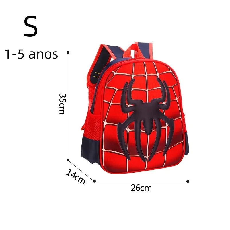 3D Kids Backpack - Durable Spider King Design - ZOOMNSTORE