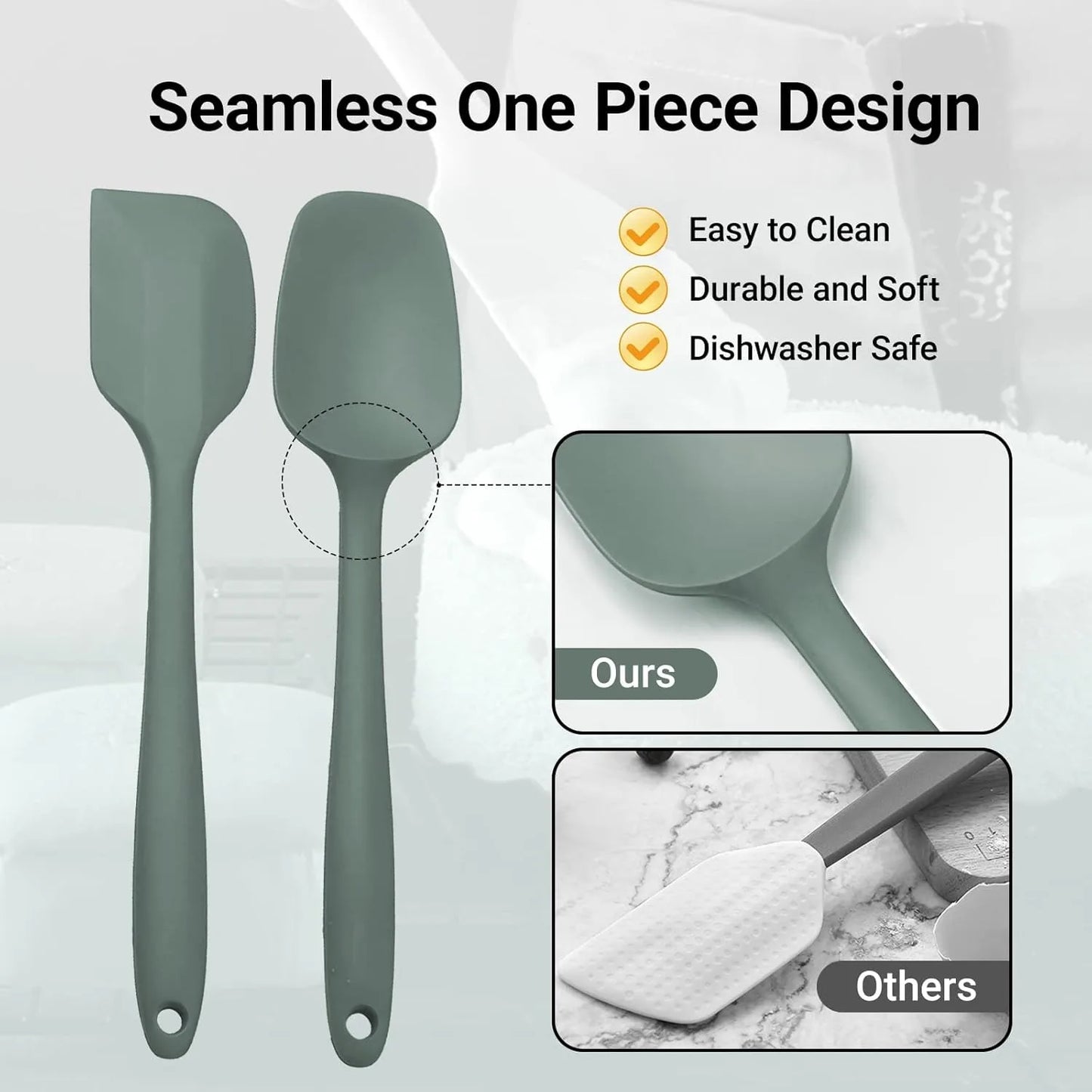 Silicone Bakeware Spatula Set - 69 Pieces Non-Stick Heat Resistant Food Grade Cooking Tools - ZOOMNSTORE
