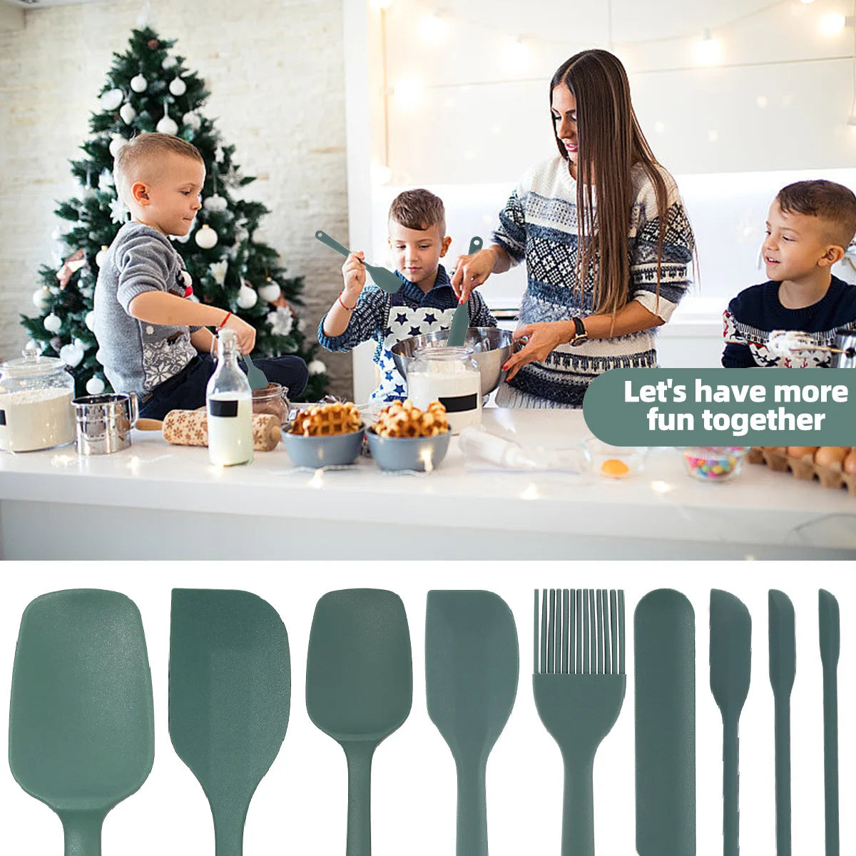 Silicone Bakeware Spatula Set - 69 Pieces Non-Stick Heat Resistant Food Grade Cooking Tools - ZOOMNSTORE