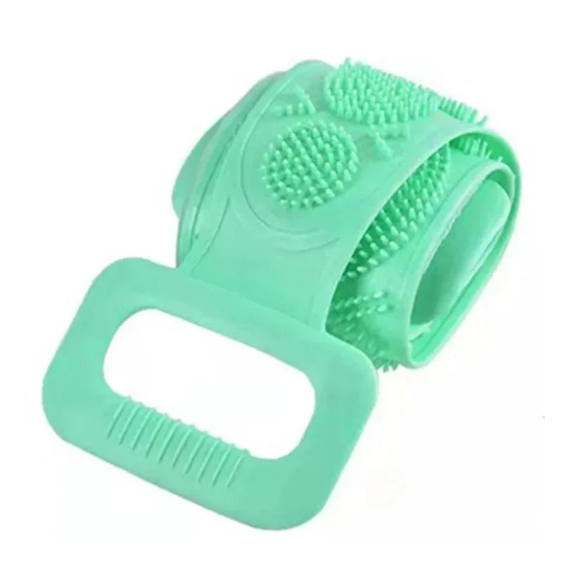 Body Sponge Silicone Brushes Bath Towels Scrubber Rubbing Back Peeling Massage Shower Belt Extended Skin Clean Brushes - ZOOMNSTORE