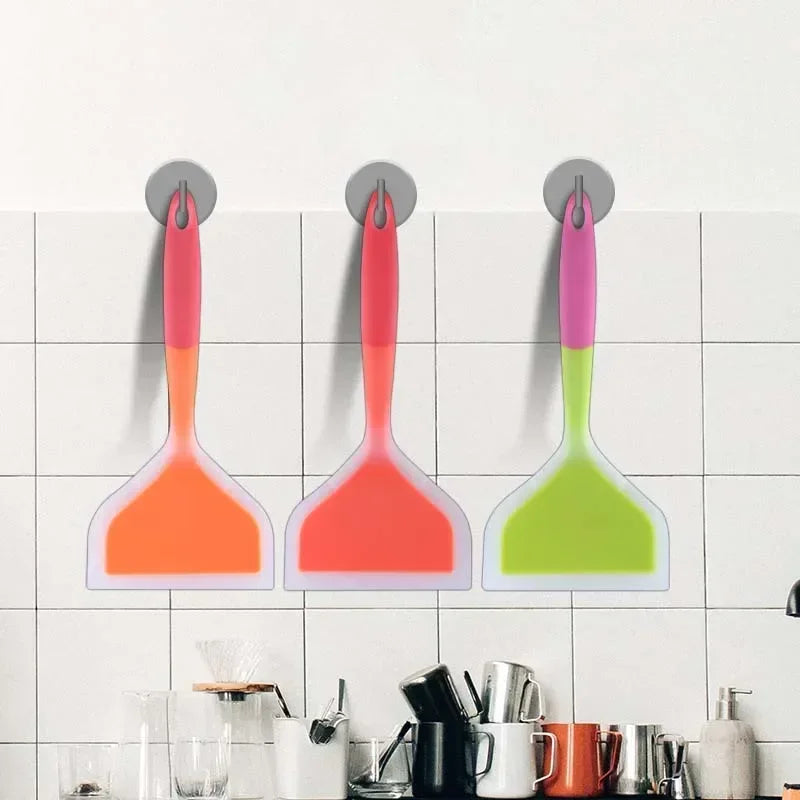 Silicone Cooking Spatula - Non-Stick Scraper for Steak Eggs Pancakes - ZOOMNSTORE