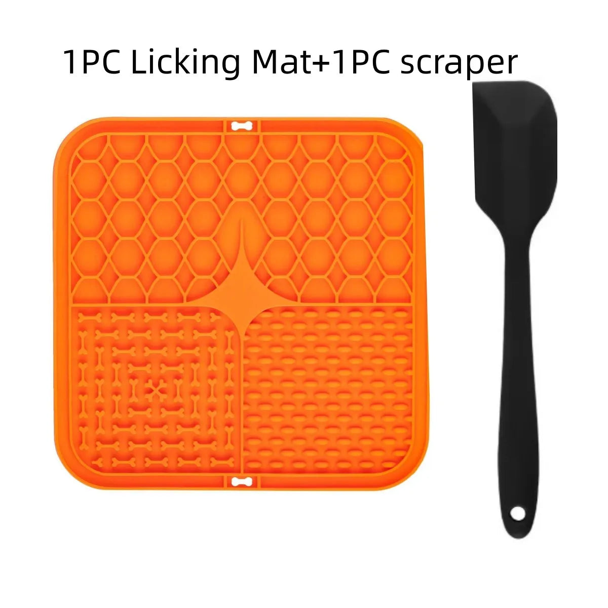 Silicone Dog Lick Mat - Slow Feeder Bathing Distraction Tool - ZOOMNSTORE