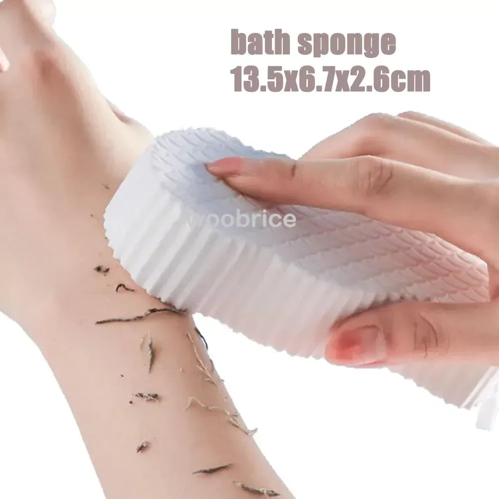 Silicone Rub Back Brush Bathroom Non-slip Wash Foot Pad Massage Shower Mat with Sucker Bath Massage Foot Exfoliating Brush Pad - ZOOMNSTORE