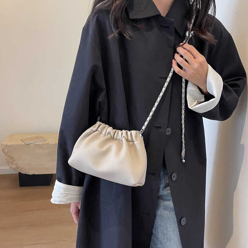 Small PU Leather Crossbody Bag for Women - Y2K Fashion Handbag 2025 - ZOOMNSTORE