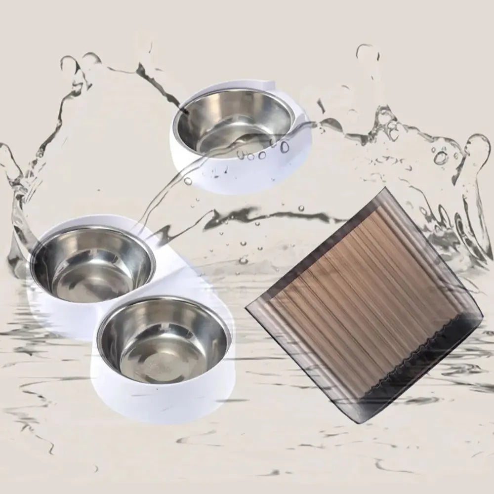 Smart Automatic Cat Feeder with Camera - 5L Double Bowls Pet Food Dispenser - ZOOMNSTORE