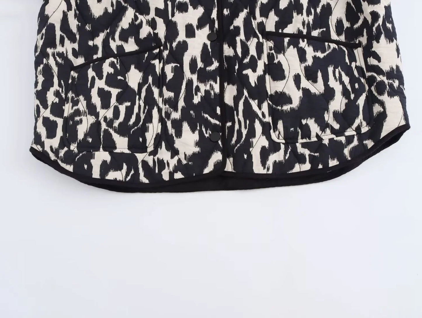 Snake Skin Print Long Sleeve Jacket - Womens Fashion Outerwear 2024 - ZOOMNSTORE