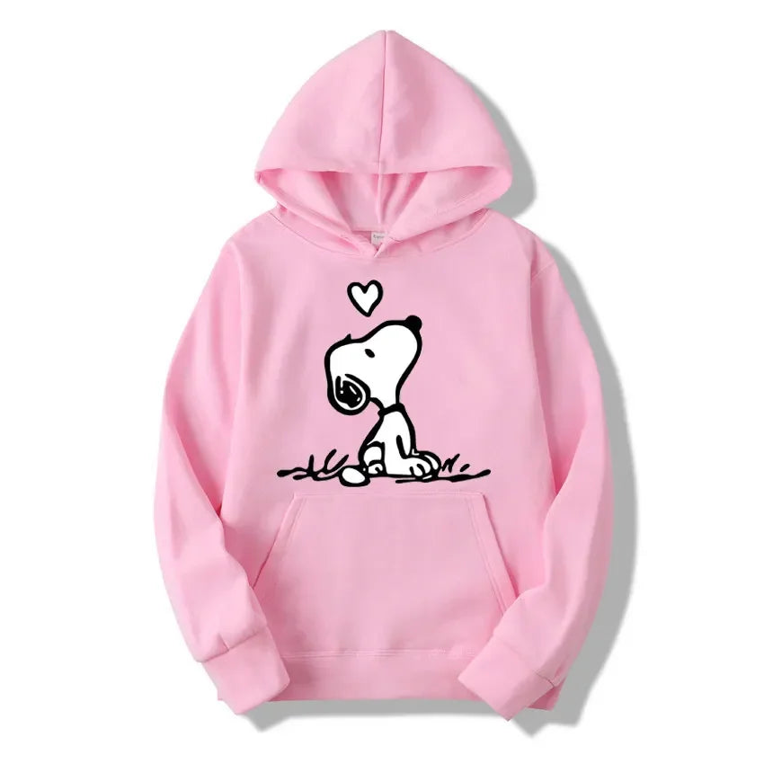 Snoopy Hoodie - Casual Pullover Sweatshirt for Couples - ZOOMNSTORE