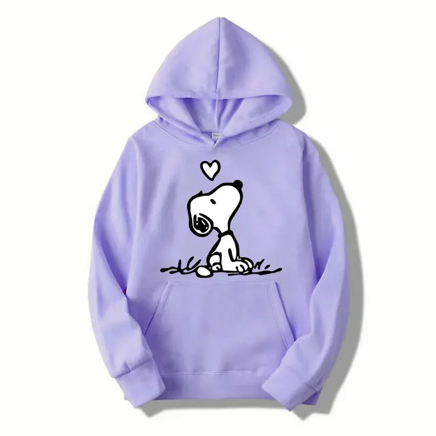 Snoopy Hoodie - Casual Pullover Sweatshirt for Couples - ZOOMNSTORE