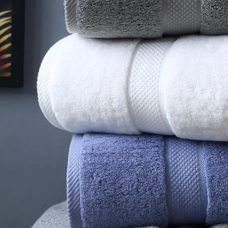 Cotton Bath Towel Adult Soft Absorbent Towels Bathroom Sets Large Beach Towel Hotel Spa Towels For Home - ZOOMNSTORE