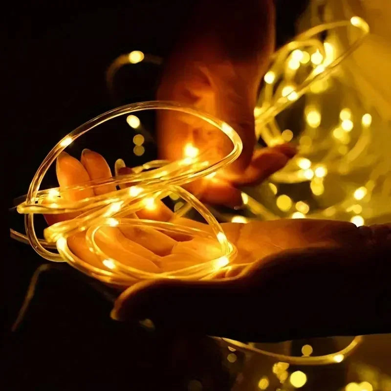 Solar Powered LED Fairy String Lights - 8 Modes Outdoor Garden Decor - ZOOMNSTORE