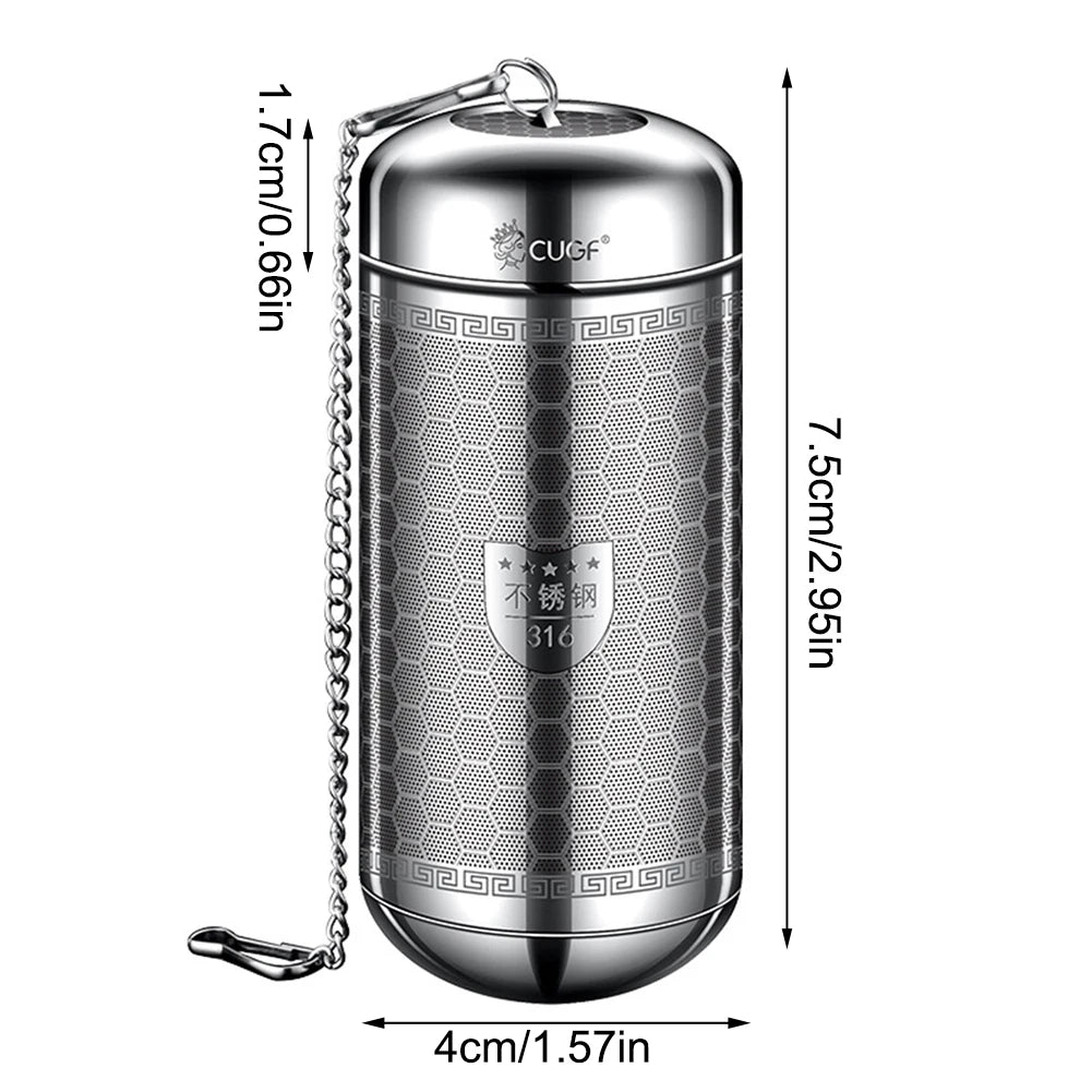 Stainless Steel Tea Infuser - Fine Mesh Tea Strainer | Loose Leaf Infuser Ball - ZOOMNSTORE