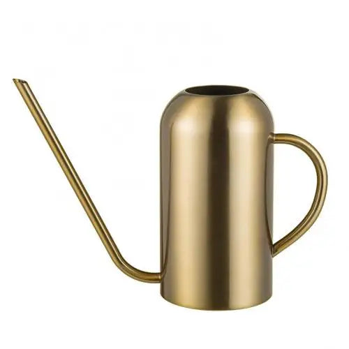 Stainless Steel Watering Can - 1500ml Long Spout Durable Garden Water Can - ZOOMNSTORE