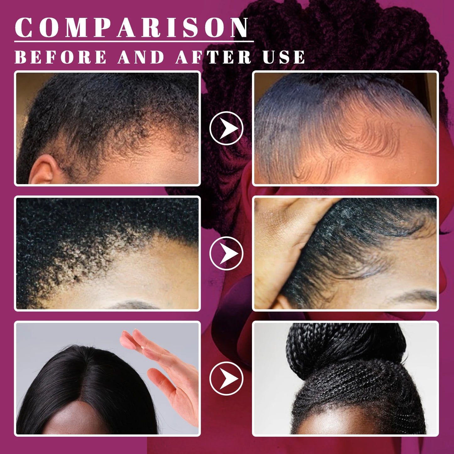 Strong Hold Braiding Gel Wax - Anti-Frizz Hair Pomade for Smooth Edge Control - ZOOMNSTORE