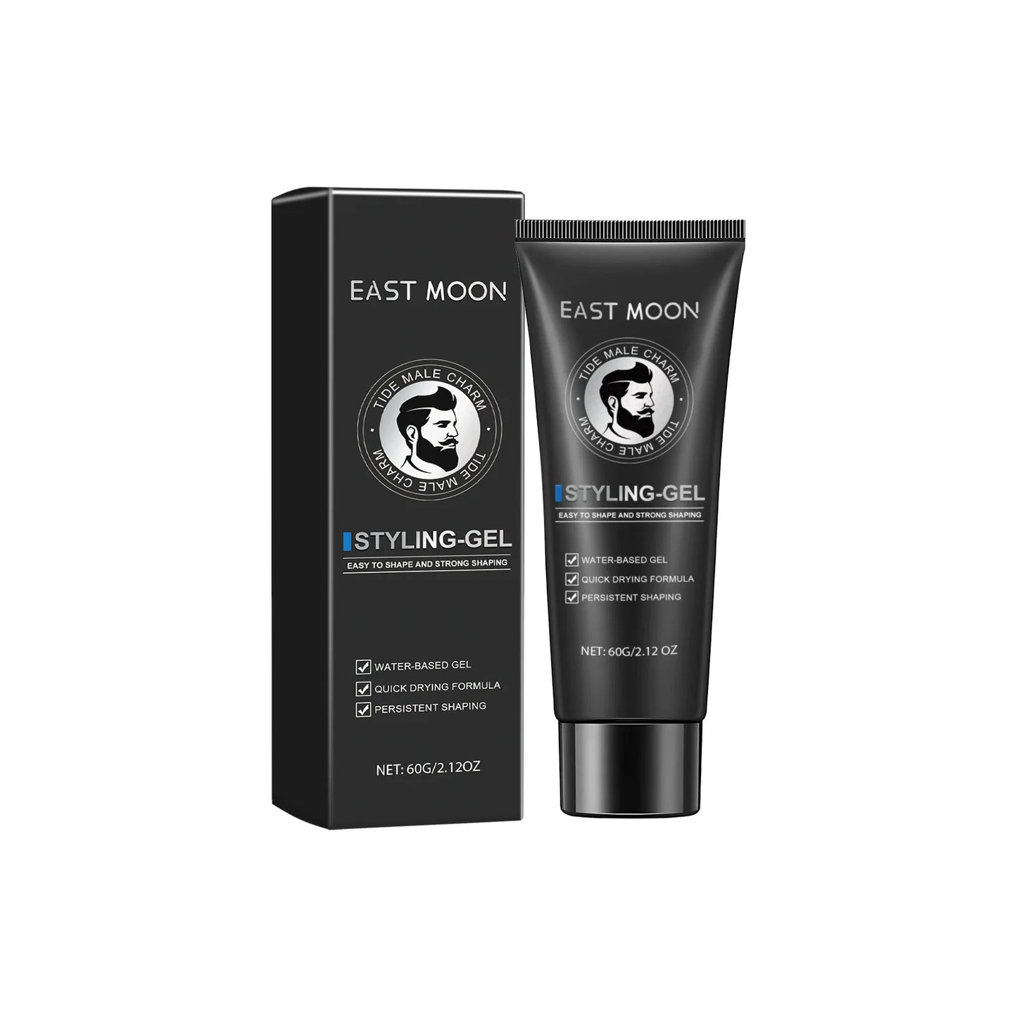 Strong Hold Hair Styling Gel - Professional Molding Shine Control - ZOOMNSTORE