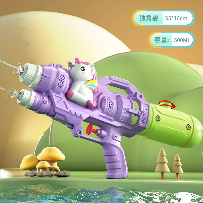 Unicorns Dinosaurs Water Soaker Squirt Guns - Summer Pool Party Toys - ZOOMNSTORE