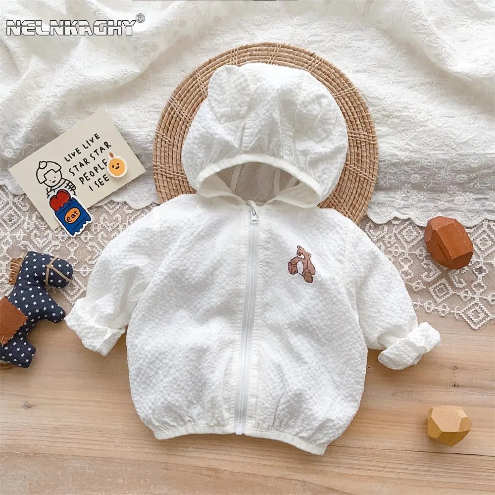 Sun Protection Coat for Infants - Breathable Autumn Outerwear for Kids - ZOOMNSTORE