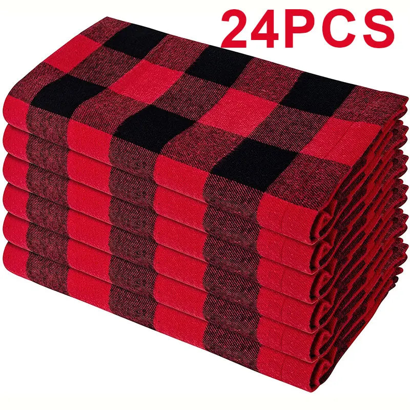 Tablecloth Napkin Set - Reusable Polyester Pads for Kitchen Dining - ZOOMNSTORE