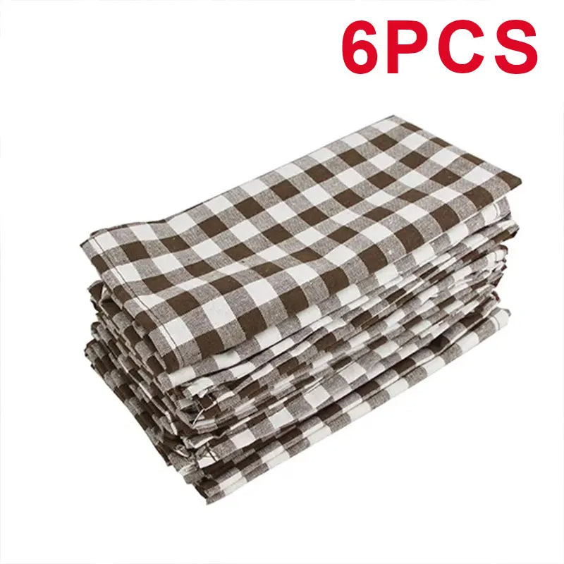 Tablecloth Napkin Set - Reusable Polyester Pads for Kitchen Dining - ZOOMNSTORE