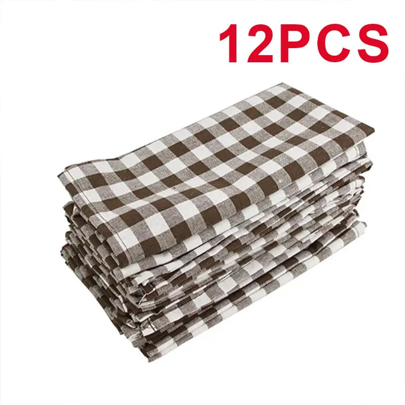 Tablecloth Napkin Set - Reusable Polyester Pads for Kitchen Dining - ZOOMNSTORE