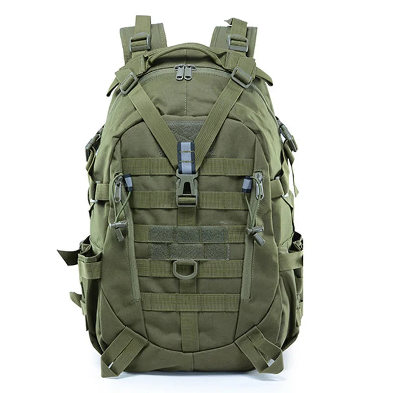 Tactical Camping Backpack - Molle Hiking Rucksack with Reflective Straps and Laptop Compartment - ZOOMNSTORE
