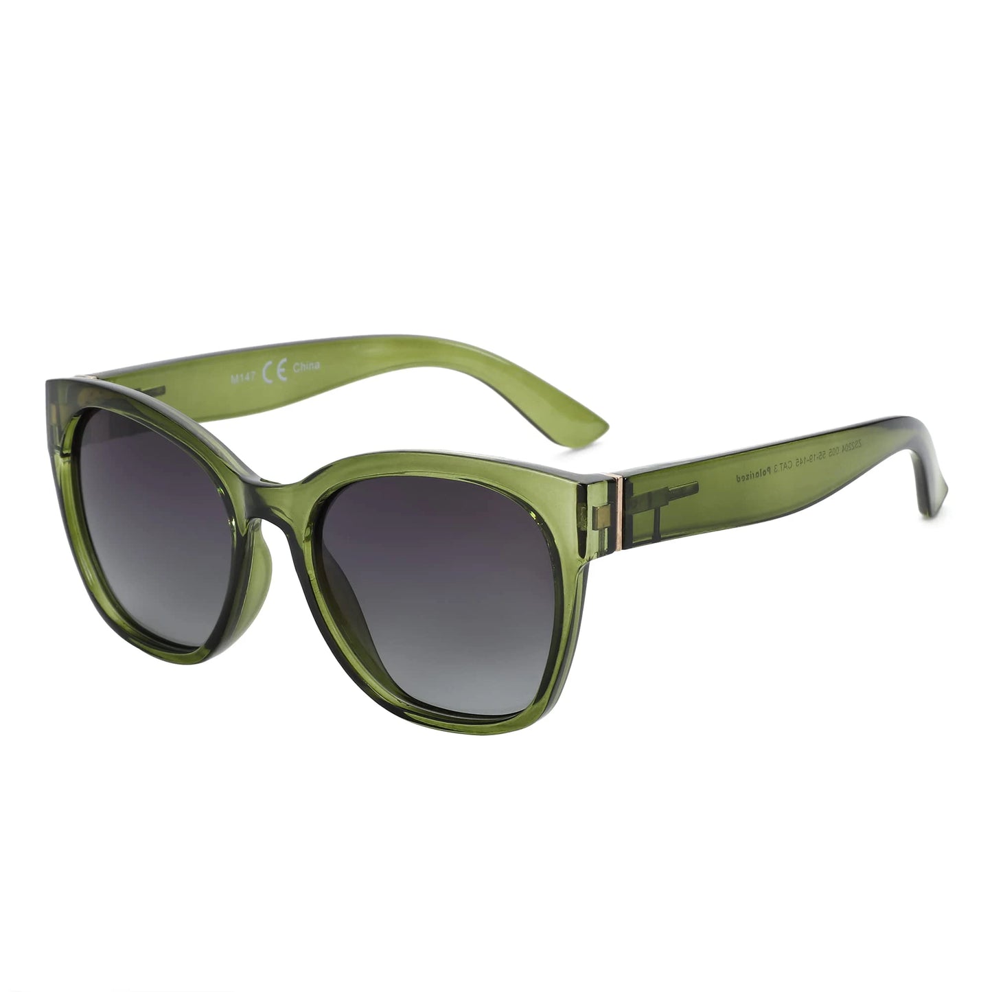 Thick Butterfly Frame Polarized Sunglasses - Cat Eye UV400 Shades for Women - ZOOMNSTORE
