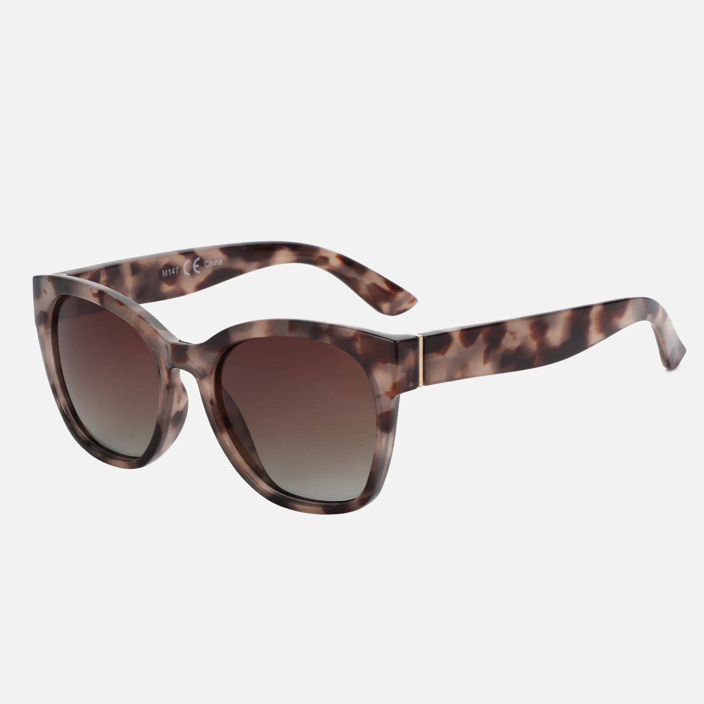 Thick Butterfly Frame Polarized Sunglasses - Cat Eye UV400 Shades for Women - ZOOMNSTORE