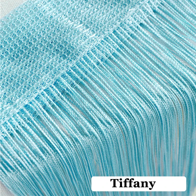 Thread Curtain Divider - 100CM x 200CM String Tassel Panel for Living Room Door Window - ZOOMNSTORE