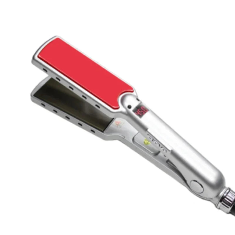 Titanium Hair Straightener | High Temperature Iron With Nano Titanium Plates & Dual Voltage - ZOOMNSTORE