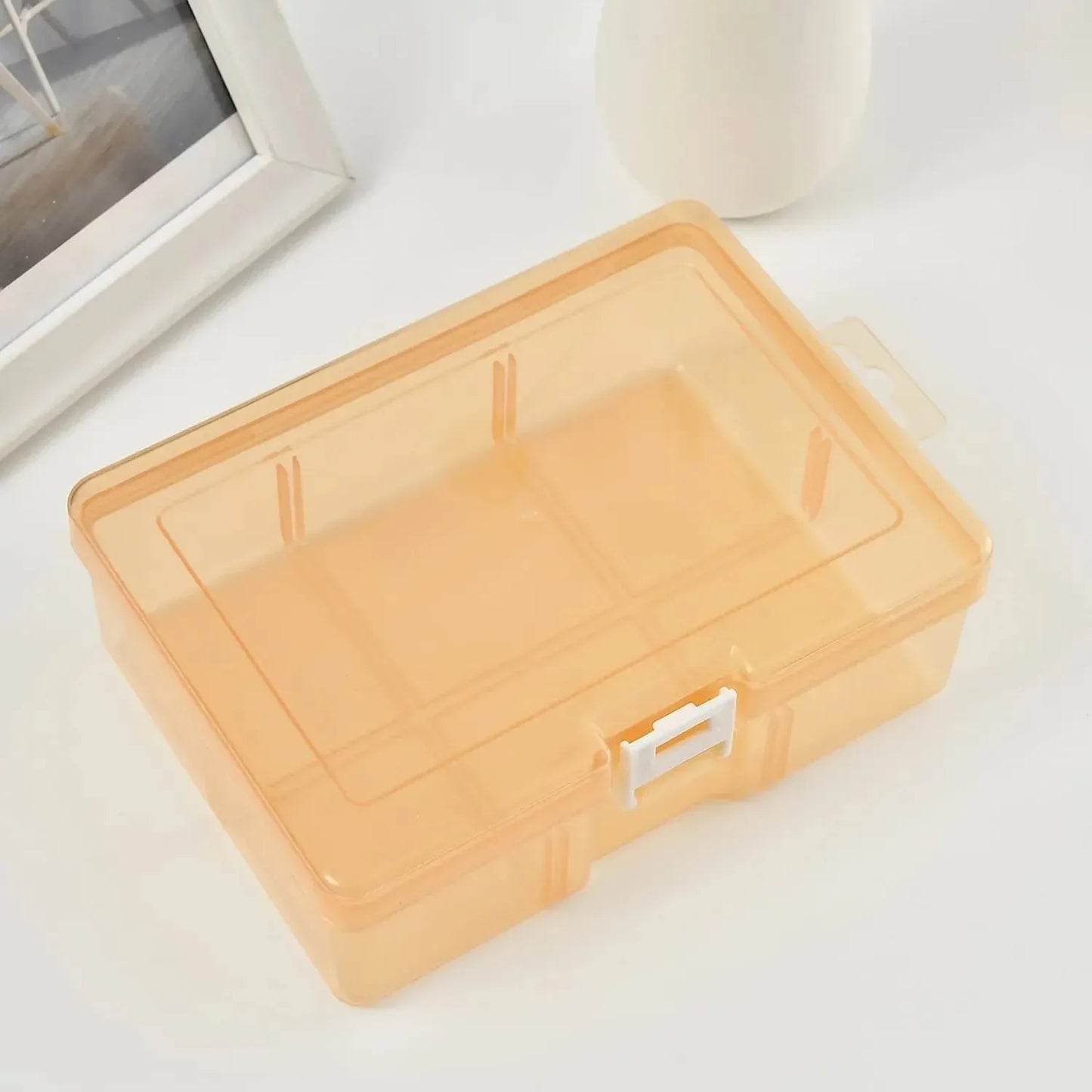 Transparent Plastic Storage Boxes - Jewelry Craft Organizer for Small Items - ZOOMNSTORE