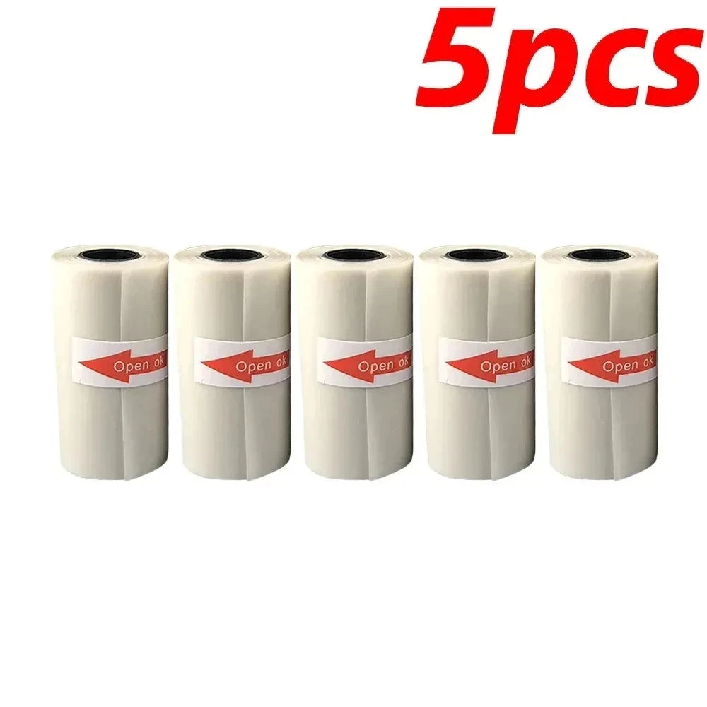 Transparent Self-Adhesive Thermal Paper - 57x25mm for Micro Thermal Printers - ZOOMNSTORE