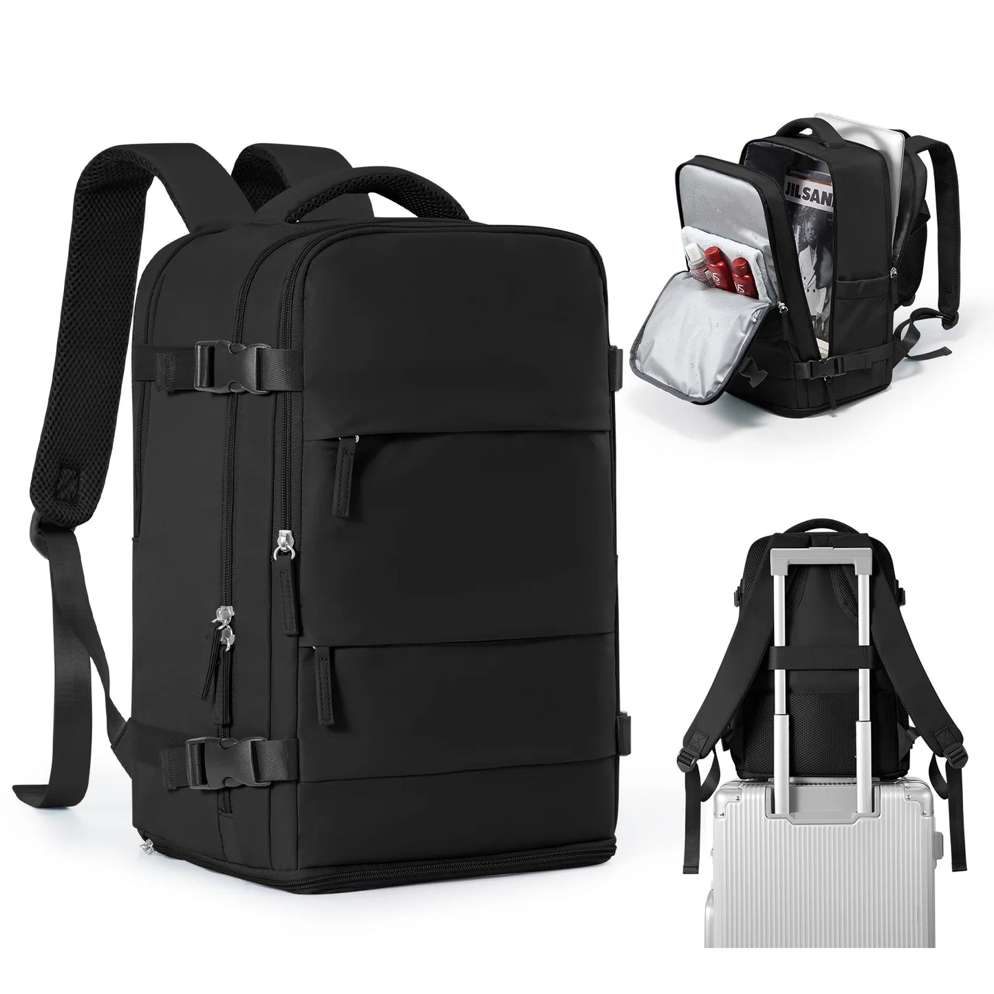 Waterproof Laptop Backpack - Travel Business College Carry-On Bag - ZOOMNSTORE