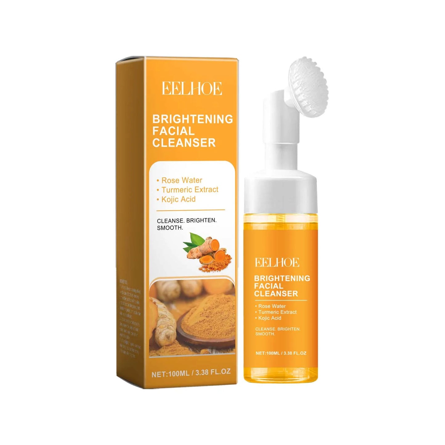 Turmeric Cleansing Milk Foam - Hydrating Facial Cleanser for Brightening Skin - ZOOMNSTORE