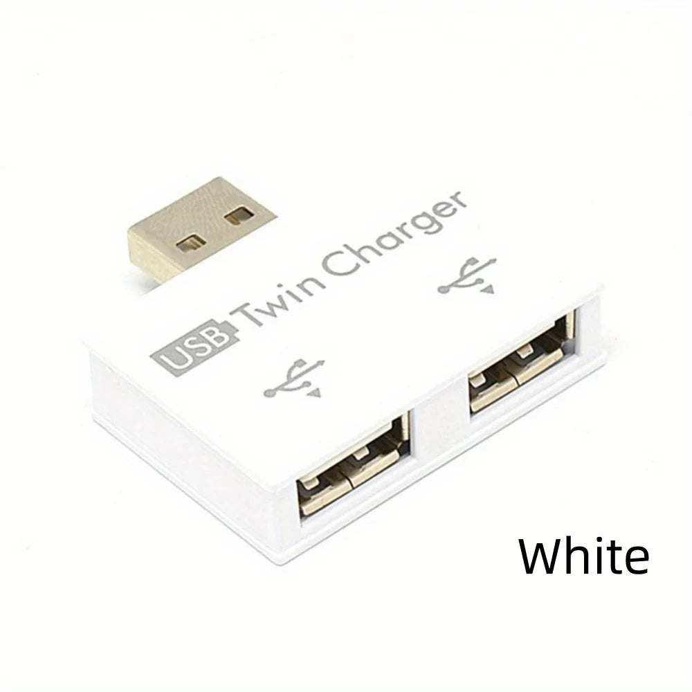 USB 2.0 Splitter - 2 Port USB Hub Adapter for Huawei Xiaomi MacBook Charging - ZOOMNSTORE