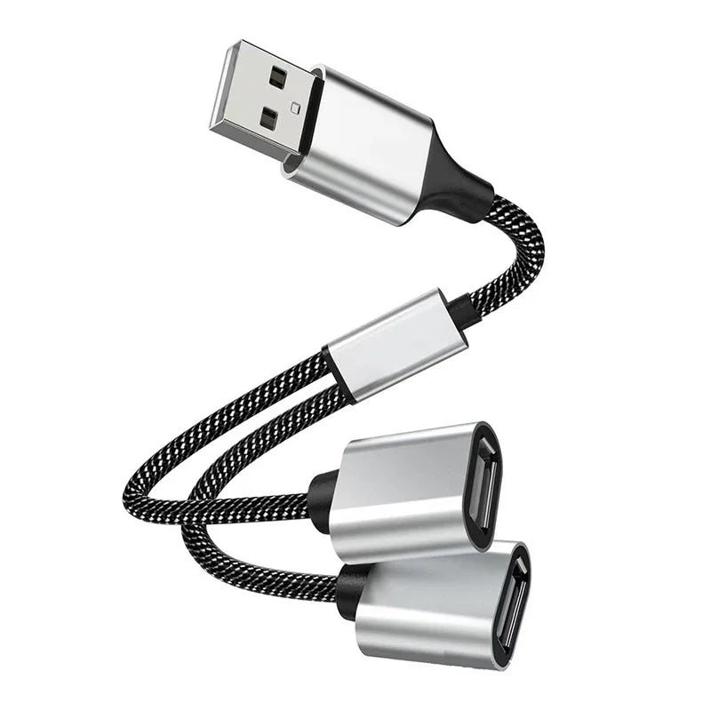 USB Cable Splitter Hub - Multi Port USB Charger & OTG Cable Splitter Adapter - ZOOMNSTORE