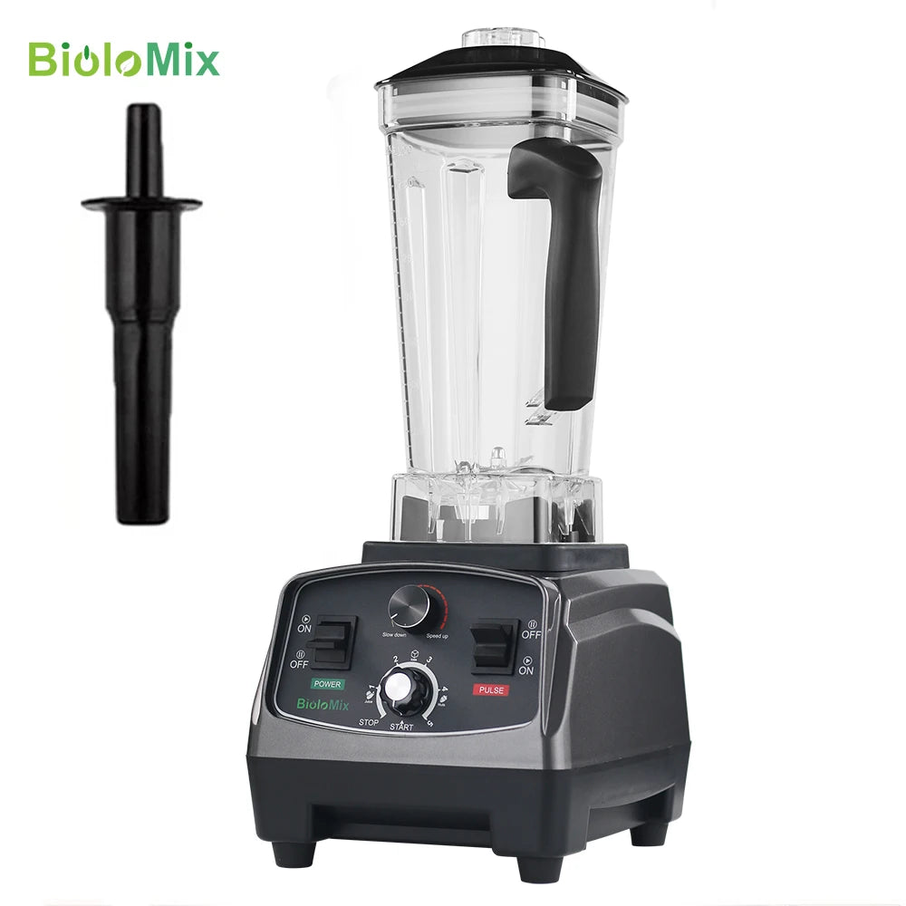 Heavy Duty Commercial Blender - 2200W Timer Mixer Juicer with 2L BPA Free Jar for Smoothies and Food Processing