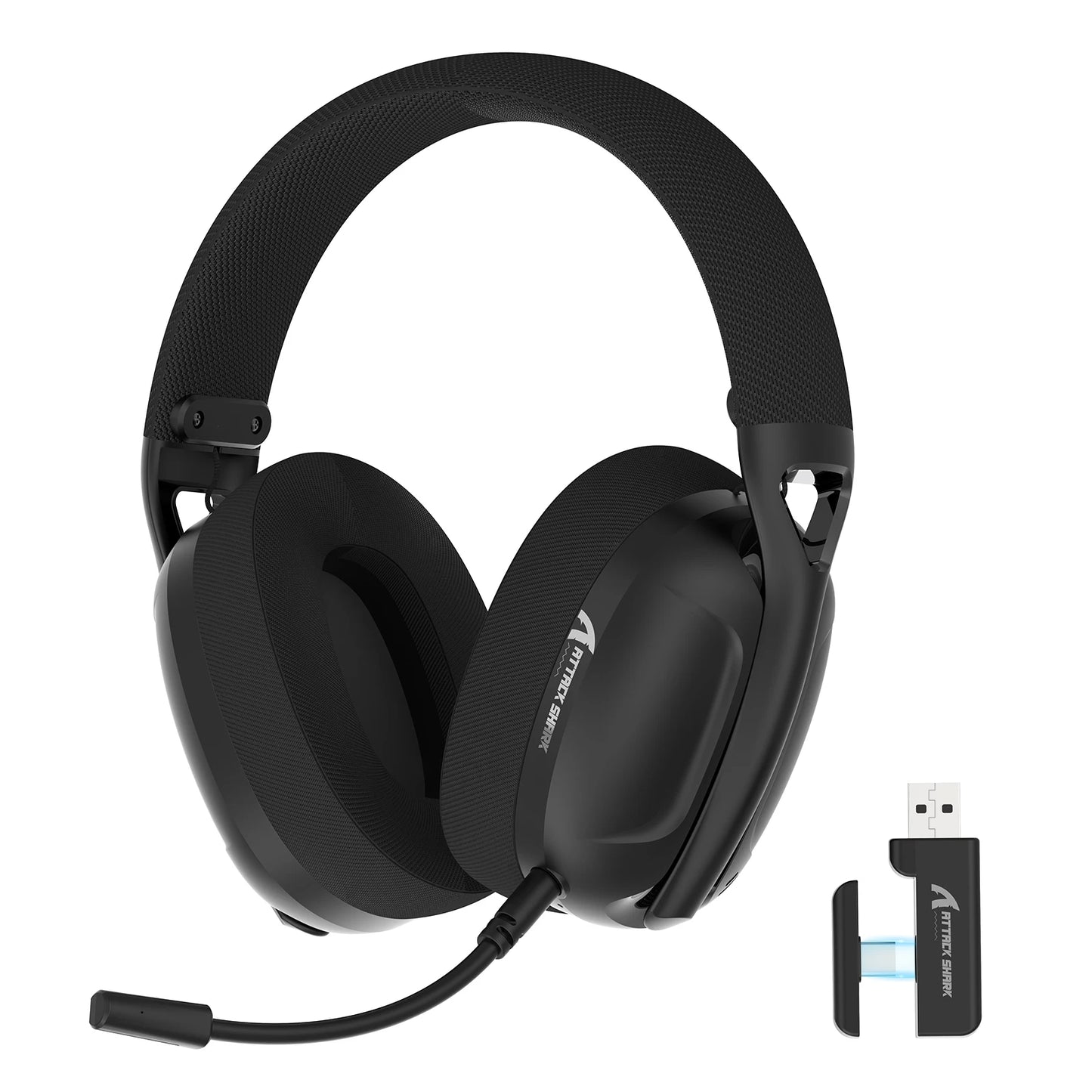 Ultra-Light Gaming Headset - ATTACK SHARK L80 WiredBluetooth24G 51 Channel Sound - ZOOMNSTORE