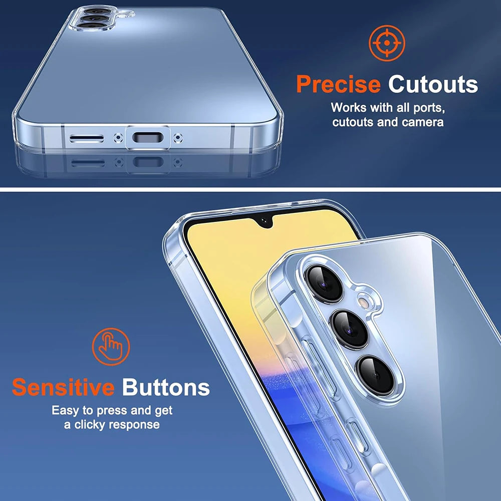 Ultra Thin Silicone Case for Samsung Galaxy S25 S24 S23 S21 S22 Ultra A Series - ZOOMNSTORE